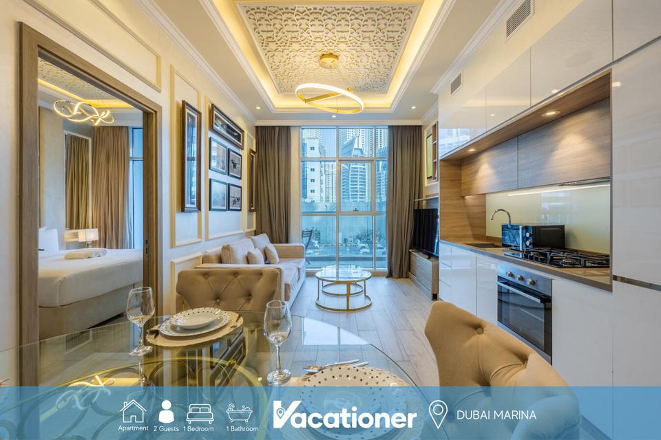 A luxury studion apartment in the Dubai Marina. This is another of Vacationer Dubai's property. 