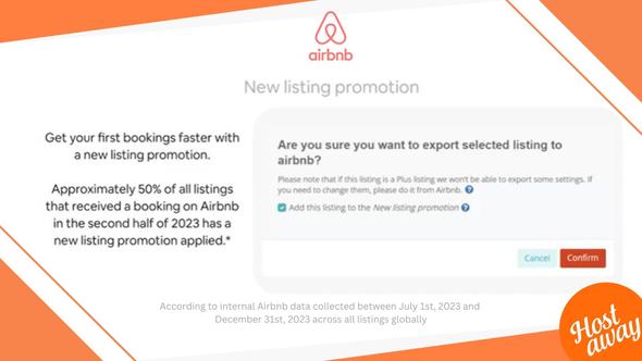 This Airbnb statistic further proves the success rate of the new listing promotion with 50% of all booking on the second half of 2023 being with new listing promotions added