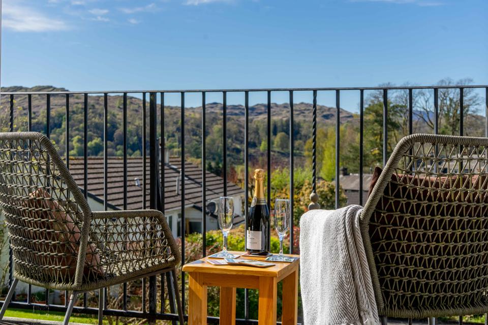 The view from one of the properties. Definitely a reason to celebrate!