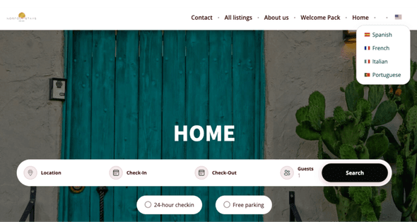 A glimpse of Hostaway's interface shows how creating a vacation rental website is a breeze with its user-friendly design, handy widgets, SEO tools, and dedicated support. It seamlessly integrates marketing tools and analytics to help you manage your rentals effectively.