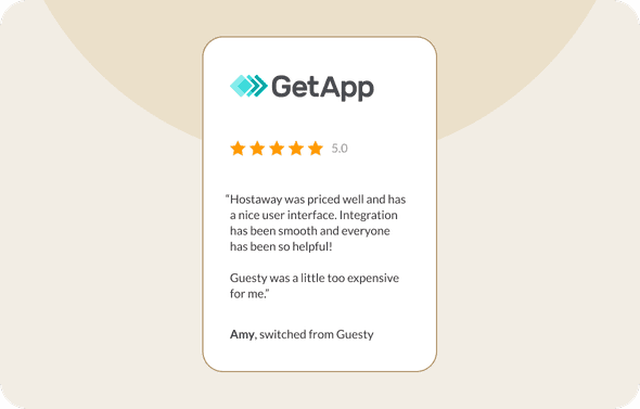 This is Amy's review. She switched from guesty to Hostaway.