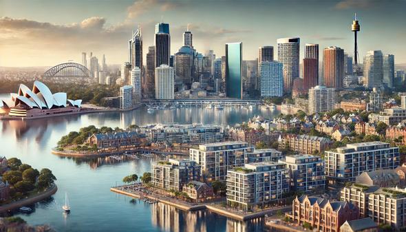 The iconic landmarks and modern developments in Sydney illustrate the city's real estate rental arbitrage potential and property investment opportunities.