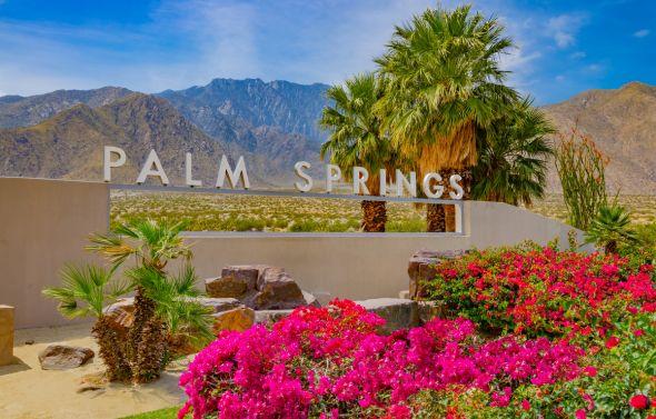 Luxurious Palm Springs with its spacious villas and luxury clientele.