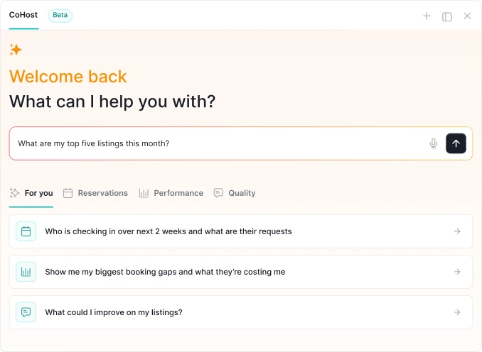 CoHost ask experience
