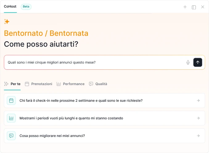 Esperienza di domande con CoHost