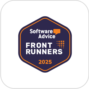 Software Advice Front Runner 2025 award badge - Hostaway property management software excellence
